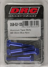 Load image into Gallery viewer, Aluminum Taper Bolts Titanium M6x35mm 4/pk
