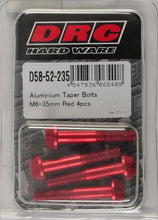 Load image into Gallery viewer, Aluminum Taper Bolts Titanium M6x35mm 4/pk

