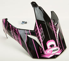 Load image into Gallery viewer, Visor W/screws Pink Ribbon Riders Plaid Black/pink Gm-11
