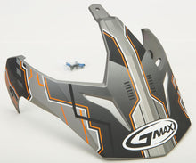Load image into Gallery viewer, Visor W/screws Expedition Matte Black/hi-vis Orang Gm-11
