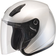 Load image into Gallery viewer, Of-17 Open-face Helmet Dark Silver Xs
