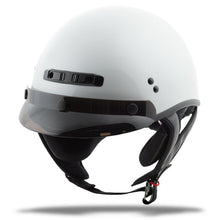 Load image into Gallery viewer, Gm-35 Half Helmet Full Dressed Pearl White 2x
