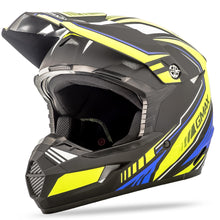 Load image into Gallery viewer, Mx-46 Off-road Uncle Helmet Matte Blue/hi-vis Red Xs
