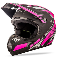Load image into Gallery viewer, Mx-46 Off-road Uncle Helmet Matte Blue/hi-vis Red Xs
