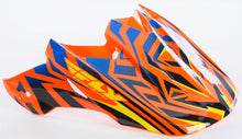 Load image into Gallery viewer, F2 Carbon Short Helmet Visor Teal/hi-vis
