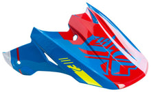 Load image into Gallery viewer, F2 Carbon Canard Helmet Visor Blue/white/red
