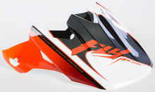 Load image into Gallery viewer, F2 Carbon Fastback Visor Orange/black/white

