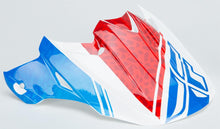 Load image into Gallery viewer, F2 Animal Visor Orange/white/teal
