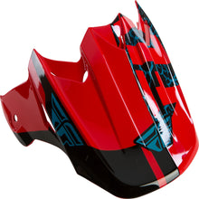 Load image into Gallery viewer, F2 Fracture Visor Black/red/blue
