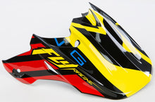 Load image into Gallery viewer, F2 Carbon Helmet Visor Teal/black/white
