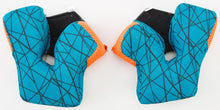 Load image into Gallery viewer, Cheek Pad '15 25mm Teal/orange 2x
