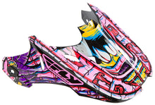 Load image into Gallery viewer, Kinetic Jungle Visor Orange/green
