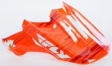Load image into Gallery viewer, F2 Carbon Hmk Stamp Visor Orange/white
