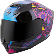 Load image into Gallery viewer, Exo-r420 Full-face Helmet Sugarskull Black/gold Xs
