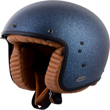 Load image into Gallery viewer, Belfast Open-face Helmet Metallic Blue Xs
