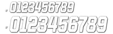 Load image into Gallery viewer, #9 White 6 Race Series 3/pk
