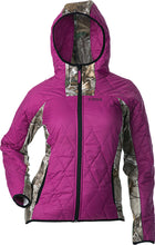 Load image into Gallery viewer, Fleece Jacket Realtree/black/aqua Xl
