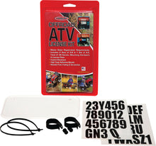 Load image into Gallery viewer, Atv License Plate Kit Black Aluminum
