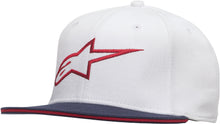 Load image into Gallery viewer, Ageless Flatbill Hat White/black Sm/md
