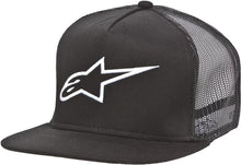 Load image into Gallery viewer, Corp Trucker Hat Navy/white Flat Bill
