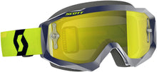 Load image into Gallery viewer, Hustle Goggle Blue/yellow W/yellow Chrome Works
