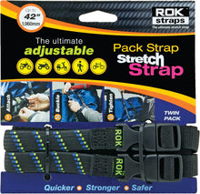 Load image into Gallery viewer, Pack Strap Black/orange 12"x42"x5/8"

